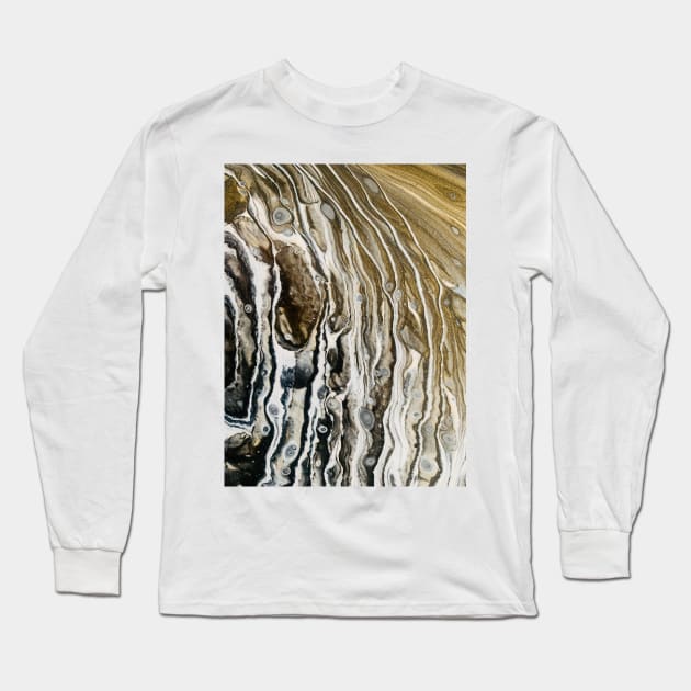 Fluid abstract Melting mármol Long Sleeve T-Shirt by baksuart